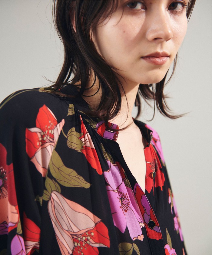 フラワージョーゼットドレス(505519716)｜阪急百貨店公式通販サイト