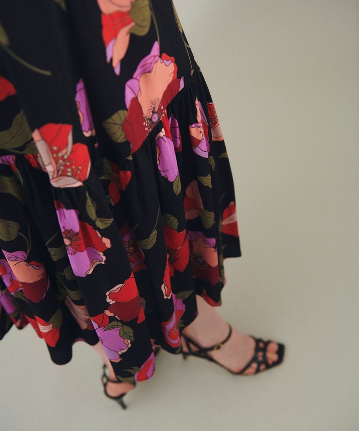 フラワージョーゼットドレス(505519716)｜阪急百貨店公式通販サイト