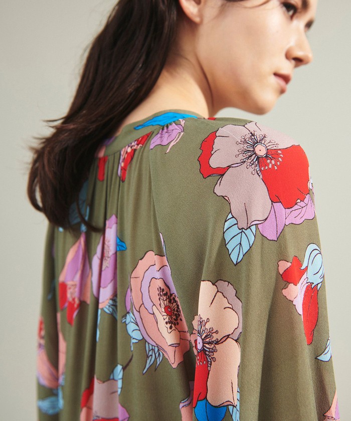 フラワージョーゼットドレス(505519716)｜阪急百貨店公式通販サイト