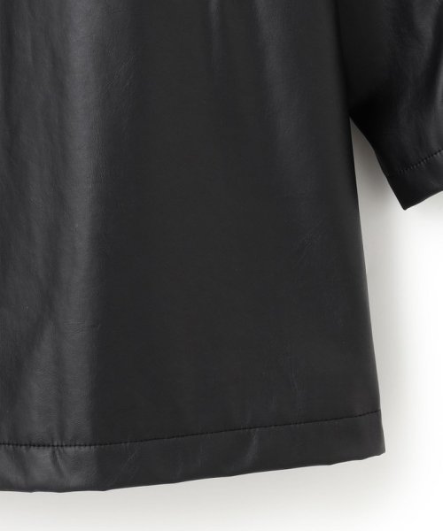 【プロテインレザー】ステンカラーコート 