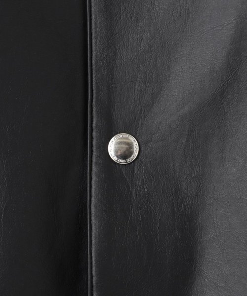 【プロテインレザー】ステンカラーコート 