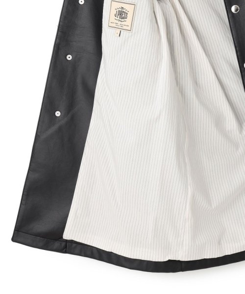 【プロテインレザー】ステンカラーコート 