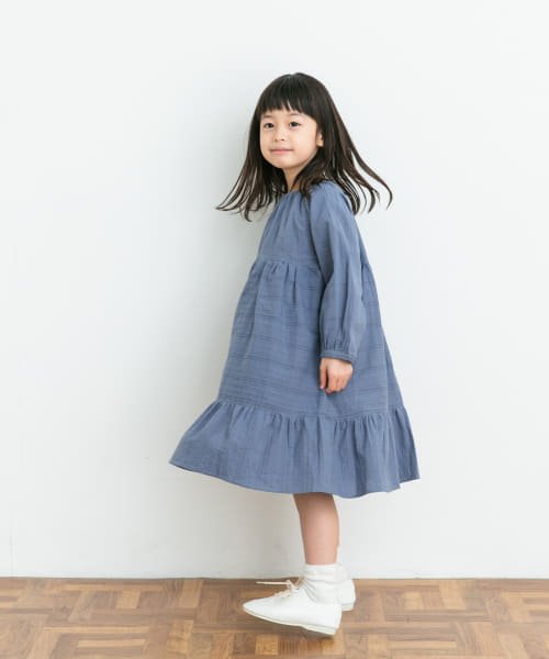 URBAN RESEARCH DOORS（Kids）(アーバンリサーチドアーズ（キッズ）)/ドビーストライプスモックワンピース(KIDS)/img09