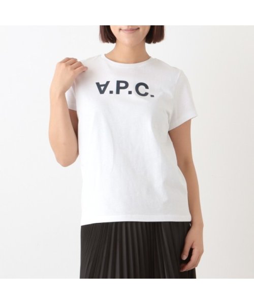 A.P.C.(アーペーセー)/アーペーセー トップス Tシャツ ホワイト レディース APC A.P.C. COBQX F26588 IAK/img01