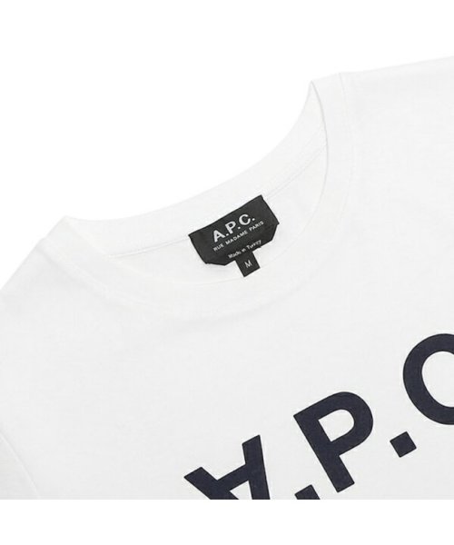 A.P.C.(アーペーセー)/アーペーセー トップス Tシャツ ホワイト レディース APC A.P.C. COBQX F26588 IAK/img08