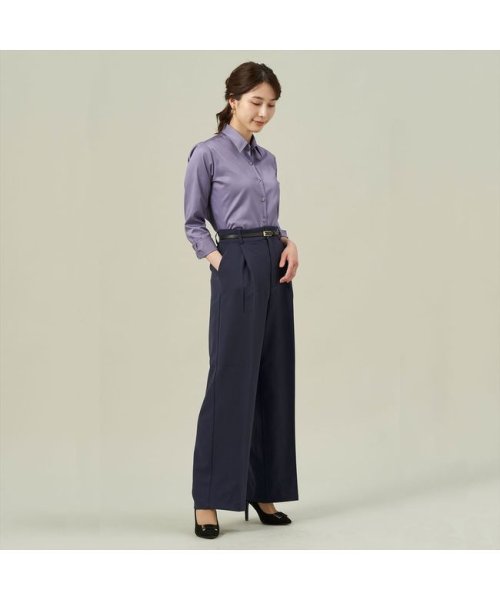 TOKYO SHIRTS(TOKYO SHIRTS)/形態安定 レギュラー衿 綿100% 長袖 レディースシャツ/img10