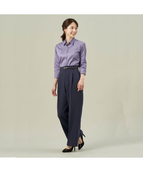 TOKYO SHIRTS(TOKYO SHIRTS)/形態安定 レギュラー衿 綿100% 長袖 レディースシャツ/img12