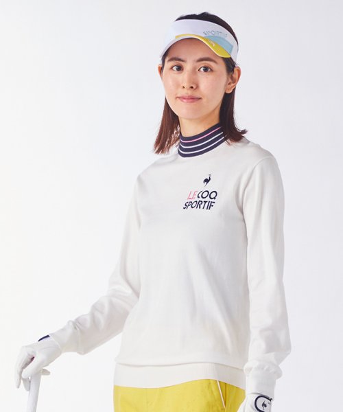 le coq sportif GOLF (ルコックスポルティフ（ゴルフ）)/襟ボーダーハイネックセーター/img08