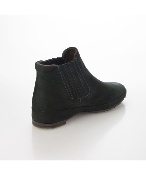 サイドゴアシンプルショートブーツ 