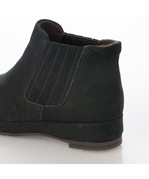 サイドゴアシンプルショートブーツ 