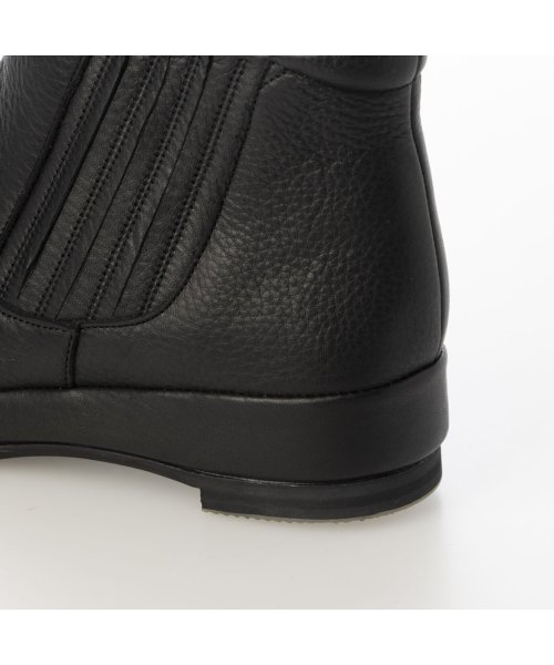 サイドゴアシンプルショートブーツ 