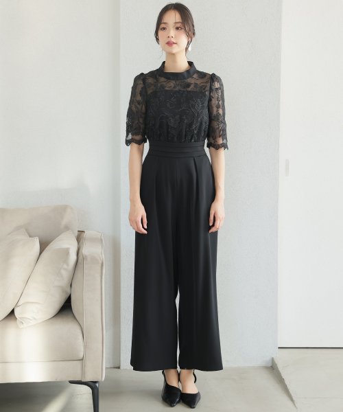 結婚式 パンツドレス 結婚式 二次会 食事会 セレモニー 発表会