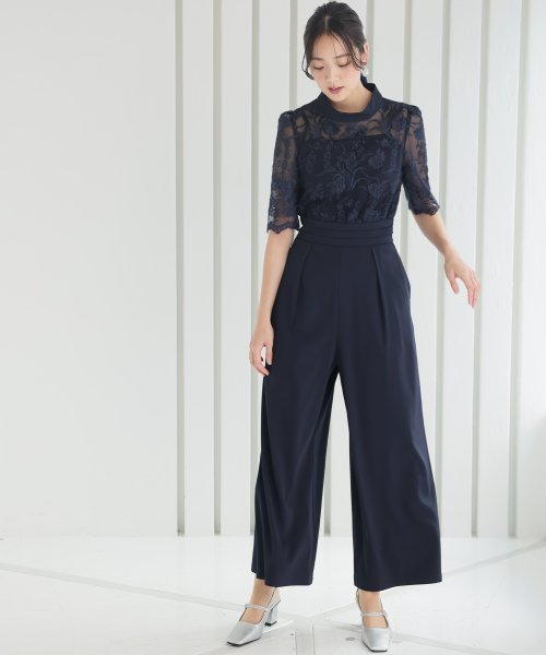 結婚式 パンツドレス 結婚式 二次会 食事会 セレモニー 発表会