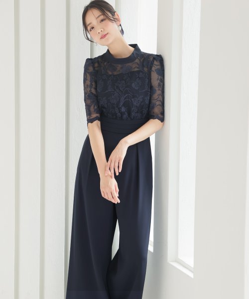 結婚式 パンツドレス 結婚式 二次会 食事会 セレモニー 発表会