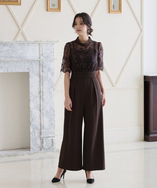 結婚式 パンツドレス 結婚式 二次会 食事会 セレモニー 発表会