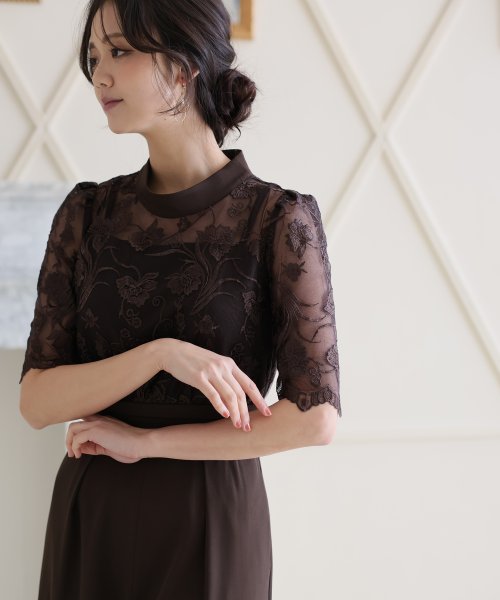 結婚式 パンツドレス 結婚式 二次会 食事会 セレモニー 発表会