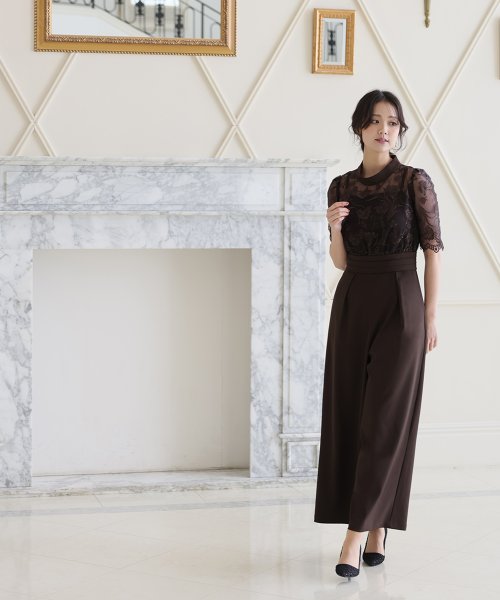 結婚式 パンツドレス 結婚式 二次会 食事会 セレモニー 発表会