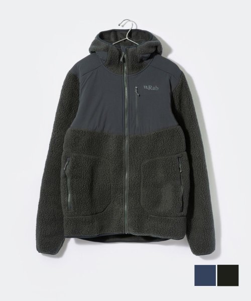 RAB(ラブ)/ラブ Rab QFF－65 ジャケット Outpost Hoody メンズ アウター アウトポスト フーディ ミッドレイヤー フリース ムートンスタイル キャン/img01