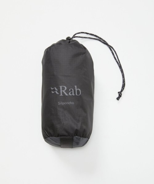RAB(ラブ)/ラブ Rab MR－59 ポンチョ Silponcho メンズ アウター レインジャケット タープ アウトドア 撥水性 耐久性 レインカバー付き グレー/img06