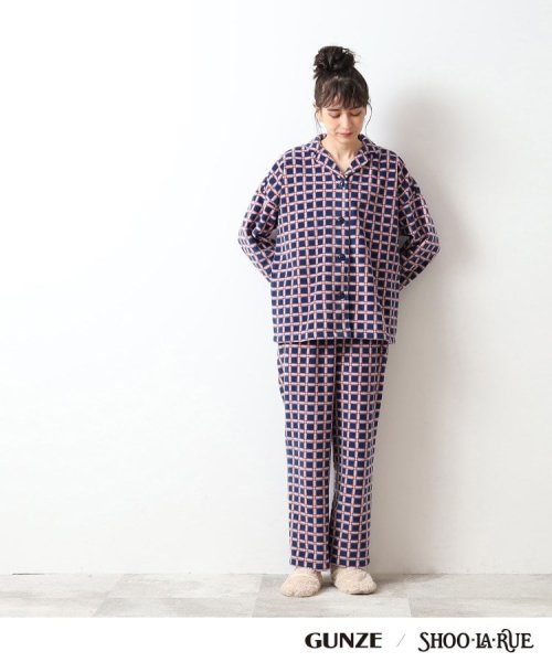 SHOO・LA・RUE(シューラルー)/【GUNZE】寝返りのしやすさを考えたパジャマ（長袖長パンツ）/img04