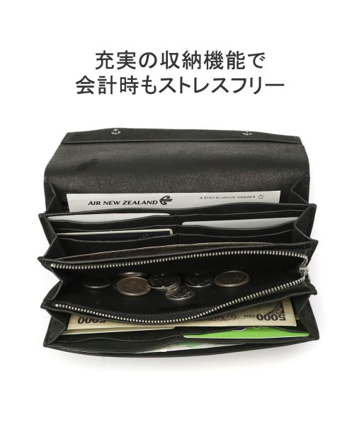 CIE(シー)/シー 長財布 CIE FOLK LONG WALLET 財布 ロングウォレット かぶせ 本革 レザー 小銭入れあり 032250/img03