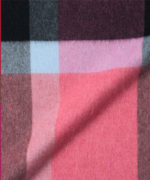 【elegancese / エレガンセーゼ】check wave マフラー ストール ピュアカシミヤ カシミヤ100% フリンジ 大判 チェックEL－05 マフラー・スカーフ・ストール EI2778195675(21450円)