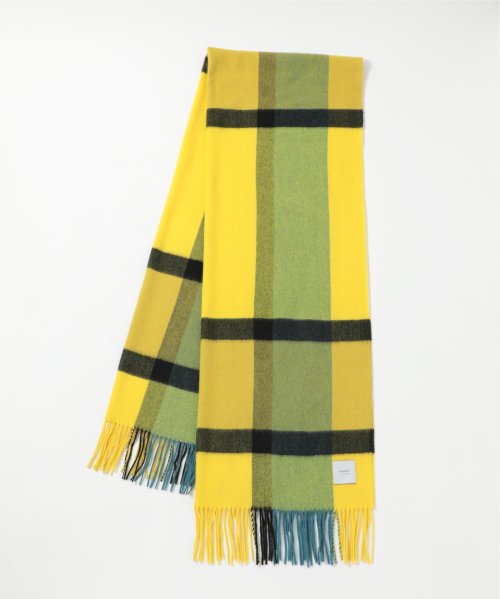 【elegancese / エレガンセーゼ】check wave マフラー ストール ピュアカシミヤ カシミヤ100% フリンジ 大判 チェックEL－05 マフラー・スカーフ・ストール EI2778195675(21450円)