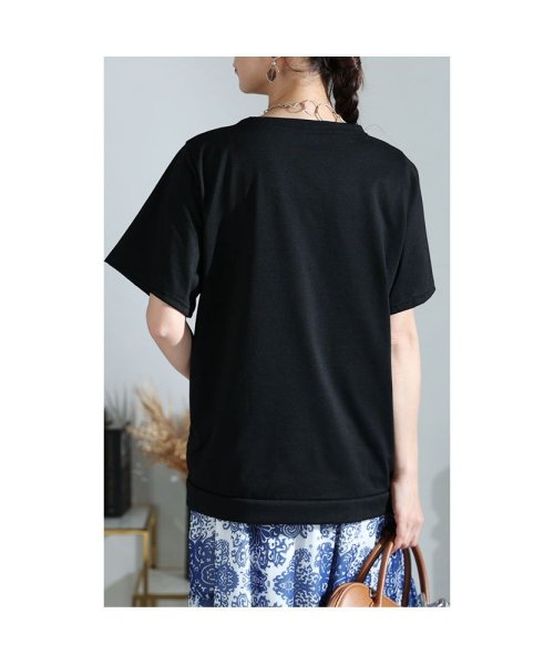 Sawa a la mode(サワアラモード)/「スポーティー」な魅力ポケット付き半袖Tシャツ/img17