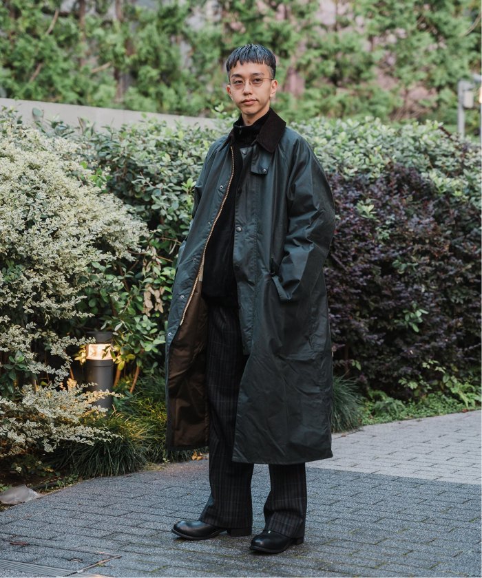 【Barbour / バブアー】OVERSIZE WAX BURGHLEY / バーレー