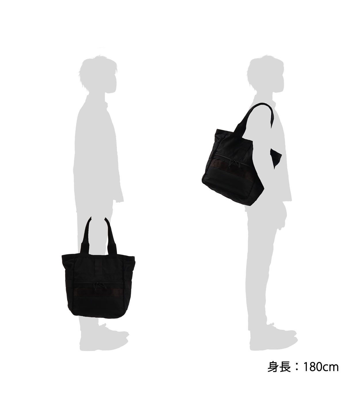 BRIEFING 黒白ストライプ セーター Lサイズ ファッション
