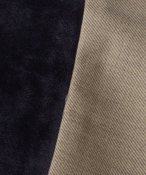 ウールギャバジンスタンドカラー トレンチコート 