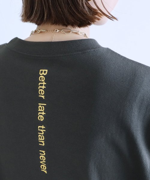 reca(レカ)/二重織バック刺繍ロゴTシャツ(R23230－k)/img02