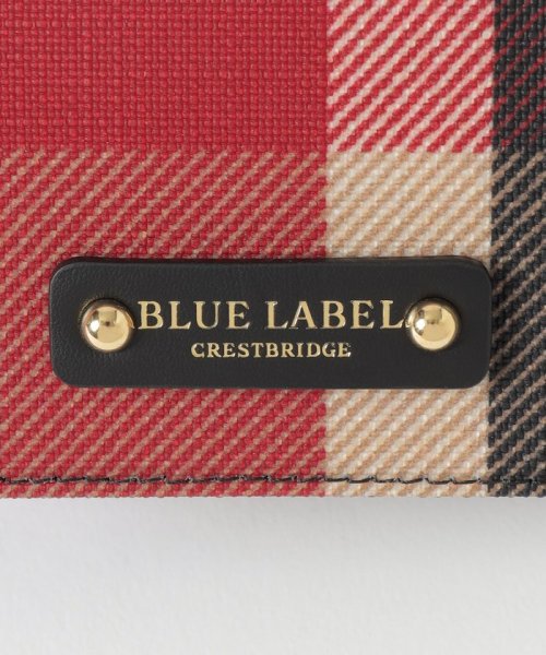 パーシャルクレストブリッジチェックPVC三つ折り財布(505539248)｜阪急  