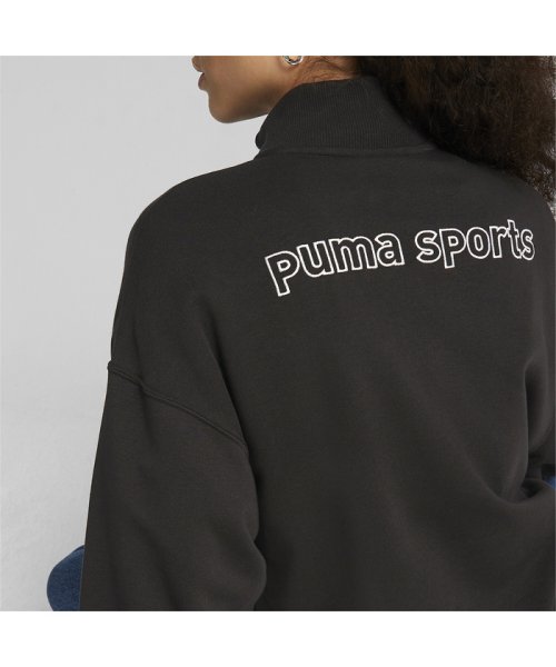 PUMA(プーマ)/ウィメンズ PUMA TEAM ハーフジップ スウェット/img10