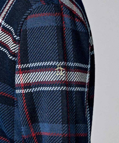 【本田圭佑着用】Kinloch Andersonチェック長袖ニットカーディガン【アウトレット】 Kinloch Anderson/キンロックアンダーソン