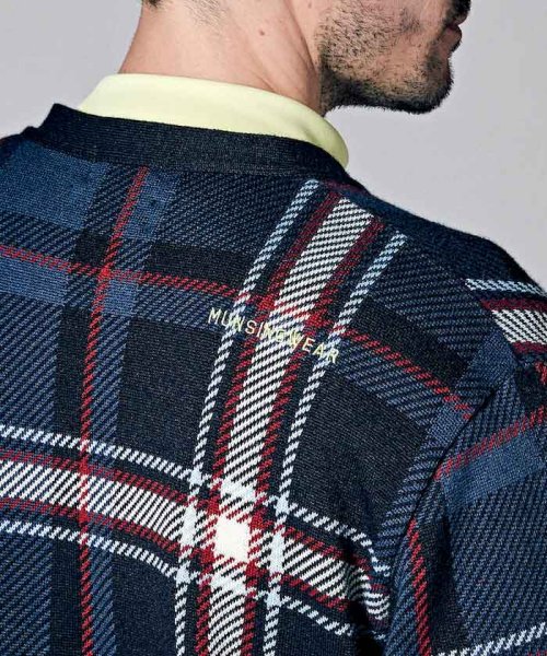 【本田圭佑着用】Kinloch Andersonチェック長袖ニットカーディガン【アウトレット】 Kinloch Anderson/キンロックアンダーソン