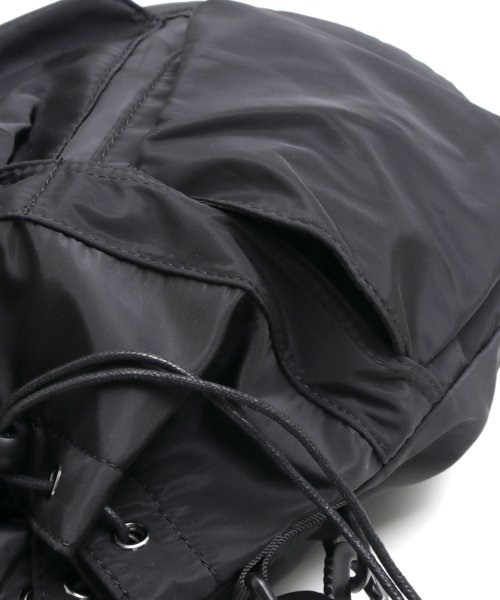 MAISON mou(メゾンムー)/【recomend selection/セレクト】double pocket drawstring bag ダブルポケット巾着 2way バッグ/img18