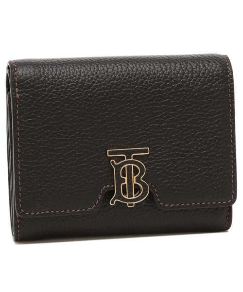 BURBERRY(バーバリー)/バーバリー 三つ折り財布 TBコンパクトウォレット コンパクト財布 ブラック レディース BURBERRY 8049217 A1189/img01