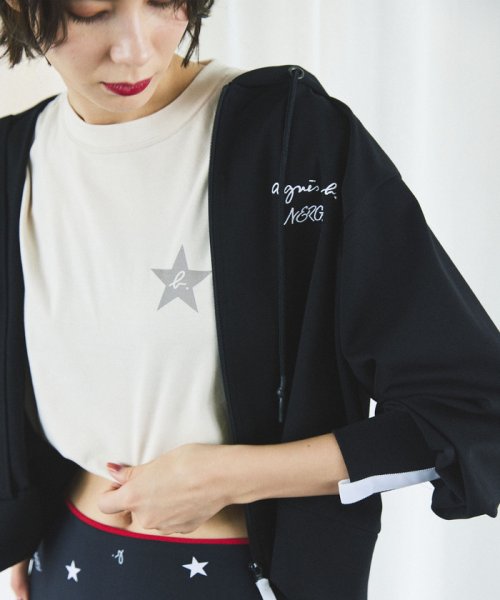 ＜好評につき追加決定！＞【agnes b.×NERGY】UV エトワールフーディーZIP UP トップス パーカー T1372460317(10450円)
