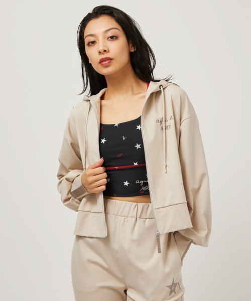 ＜好評につき追加決定！＞【agnes b.×NERGY】UV エトワールフーディーZIP UP トップス パーカー T1372460317(10450円)