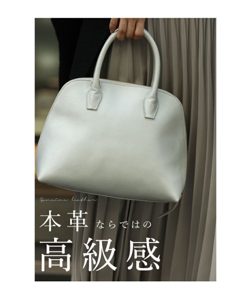 何にでも合う本革上質バッグ 