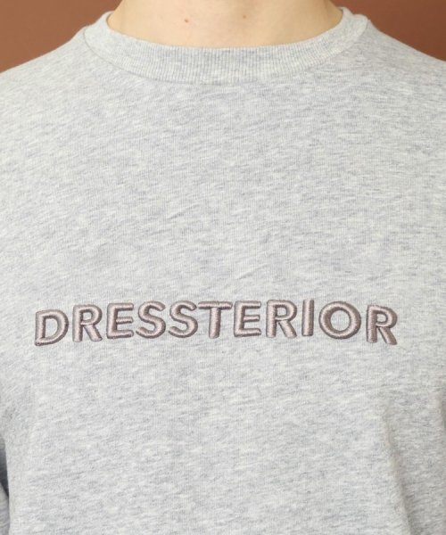 DRESSTERIOR(ドレステリア)/3Dロゴ刺繍 ロングスリーブスウェットT/img09