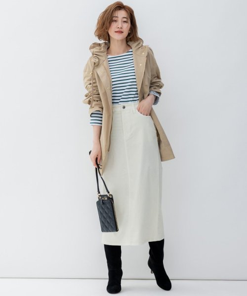 【洗える/撥水加工】ブライトウェザークロス フーテッド アウター ブルゾン R2171159962(16606円)