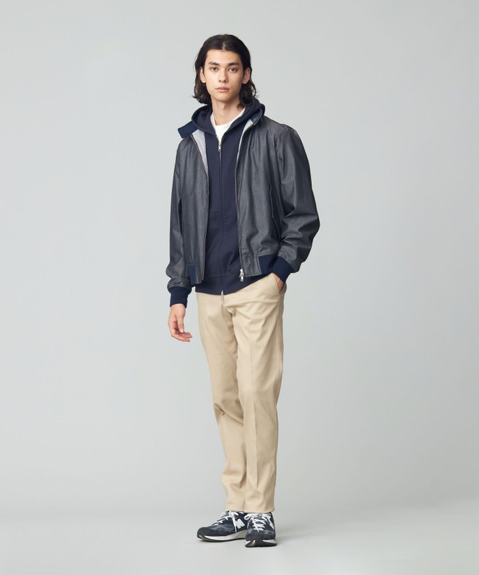 ボンディングデニム ゴルフジャケット(505571662)｜HANKYU MEN'S