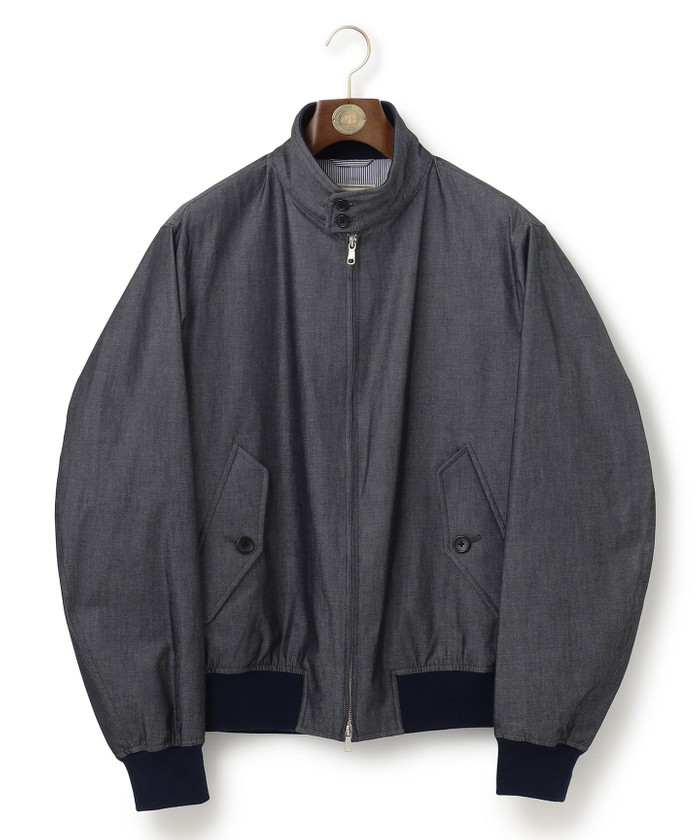 ボンディングデニム ゴルフジャケット(505571662)｜HANKYU MEN'S
