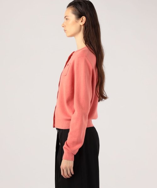 CABaN コットンカシミヤ クルーネックカーディガン 