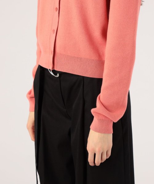 CABaN コットンカシミヤ クルーネックカーディガン 