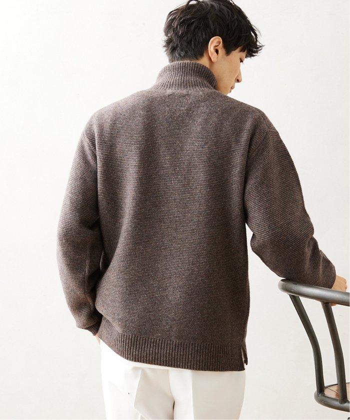 予約》HAMILTON WOOL ガーター タートルネックニット(505572047