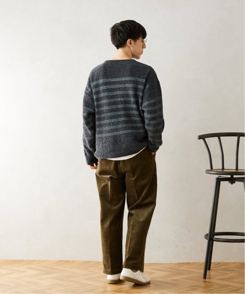 JOURNAL STANDARD relume Men's(ジャーナルスタンダード　レリューム　メンズ)/モールワッフルボーダー クルーネックニット/img06