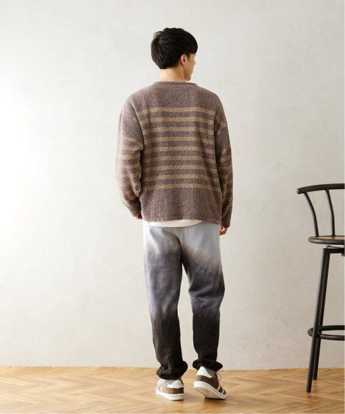 JOURNAL STANDARD relume Men's(ジャーナルスタンダード　レリューム　メンズ)/モールワッフルボーダー クルーネックニット/img14